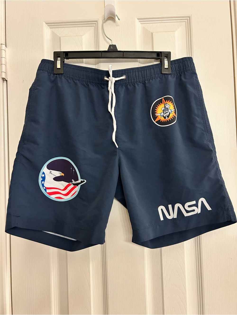 NWOT PACSUN Ripple Junction NASA 17" Mens Swim Trunks Size Medium